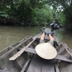 Canal ride in Mekong Delta, Vietnam