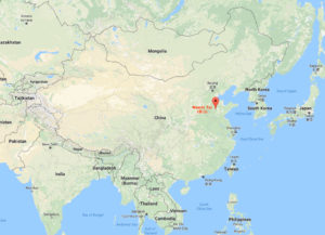 Google map showing Mount Tai