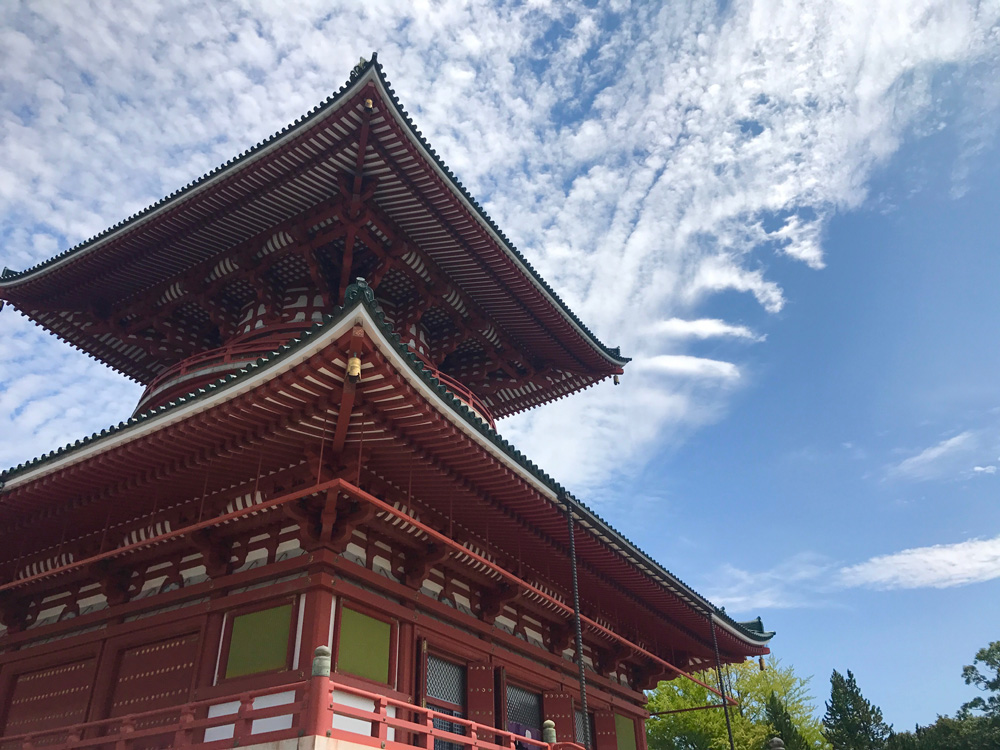 Temple and sky