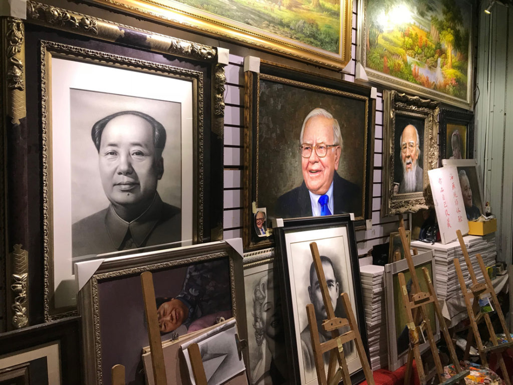 Portraits of Mao an Buffet