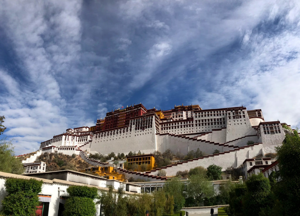 Potala Palace in the clouds
