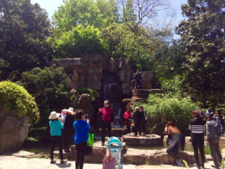 People having their photo taken