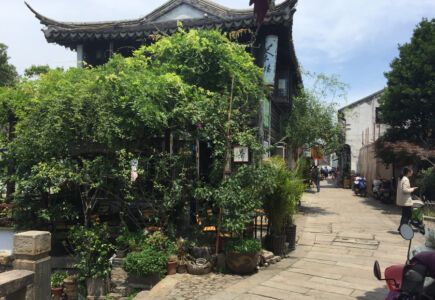 Pingjiang ancient road area Pingjiang rd and building