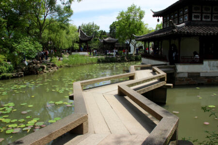 Zig-Zag bridge confuses the bad spirits so they cannot cross. Zig-zag bridge