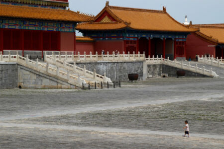 A little emperor in the Forbidden City