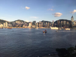 View from room at Shangri-la Kowloon