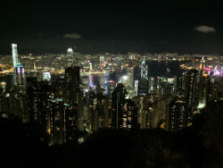 Victoria Peak view at night