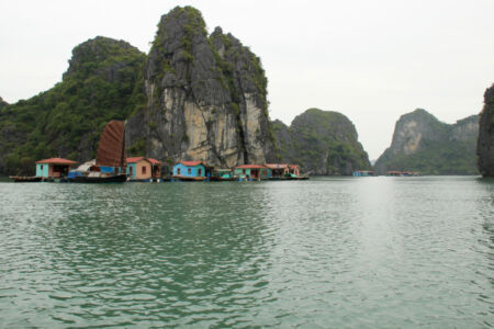 Water villiage in the bay