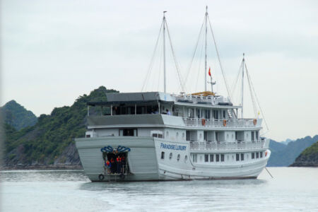 This was our boat for two nights.