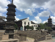 Stone pagodas