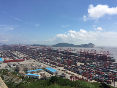 Containers as far as can see