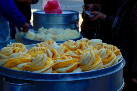 Buns look like Buddha hand fruit