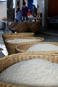 Rice processing factory