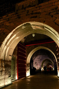 The China Gate looks really cool at night. Zhonghuamen