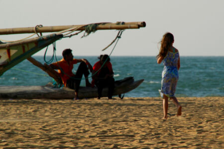 The beaches near Colombo are clean, beautiful and relaxing Jet Wing hotel beach