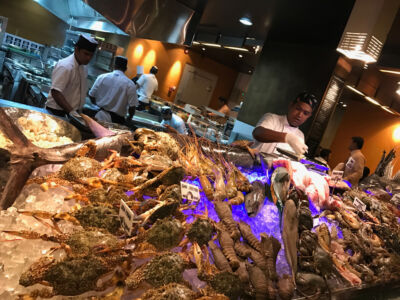 Lagoon restaurant in Colombo was especially good. We picked out our sea critters and enjoyed them completely. Fish display at Lagoon restaurant