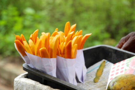 Zomg, these mango "fries" were some of the best I have ever had. Mango treats