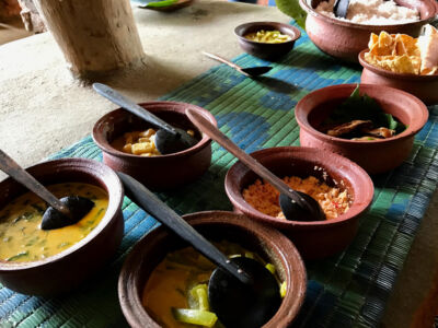 This is the from scratch meal we participated in making. The best curry I've ever had. The best meal of our trip