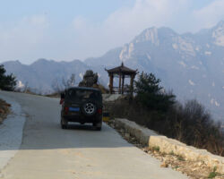 Jeep ride up the mountain
