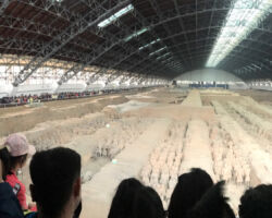 Inside the main hall