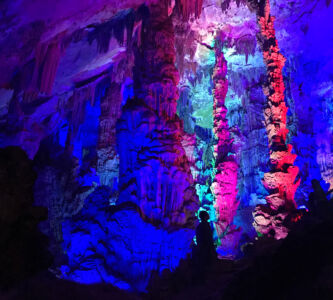 Stalagmites and stalactites