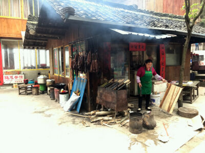 Preparing bamboo tubes