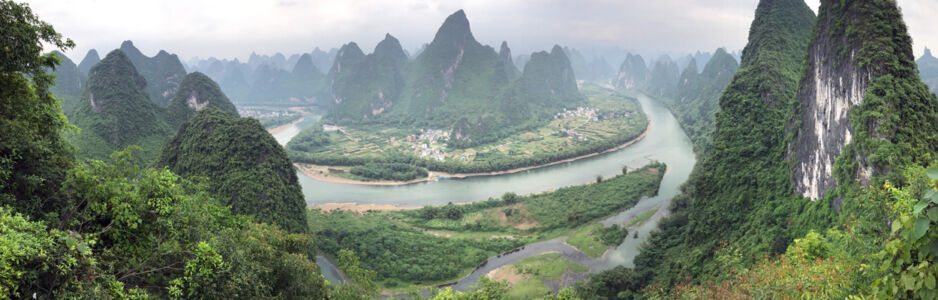 Li River below