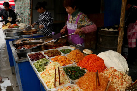 Street sandwich stall