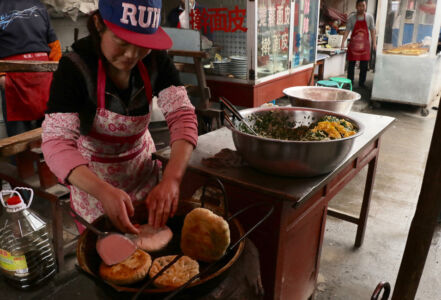 scallion fried bread