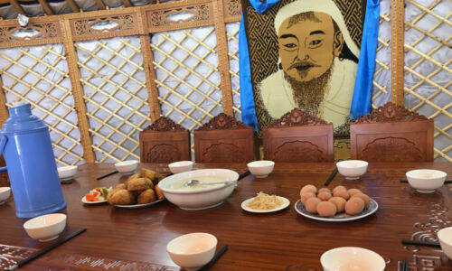 Mongolian breakfast