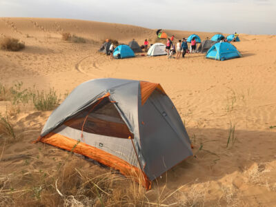 Tent camp site