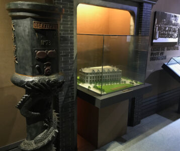 This old mailbox looks pretty cool. Old mailbox