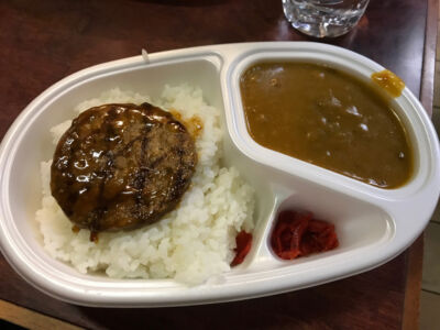 Best curry and rice ever! Our meal at the 8th station rest stop. curry rice