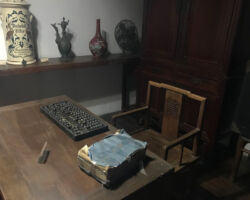 This room was an accounting room. Old house accounting room