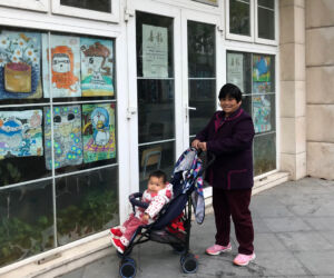 This Auntie was happy to see someone out and about in Holland Village. Auntie and stroller