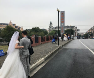 There were bride couples all over the place having their photo-shoots done. Brides along brides