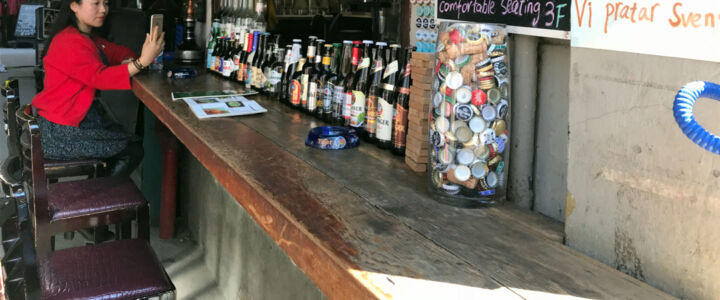 Lady taking a selfie