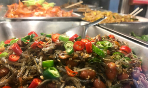 Little fishes and peppers Fish and peppers