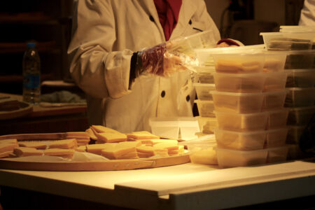 These chewy snacks are made from purple potato or pumpkin like winter gourd. chewy gourd snacks