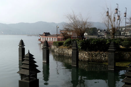 The hotel area nice for walks and bike rides. Hotel at lakeside