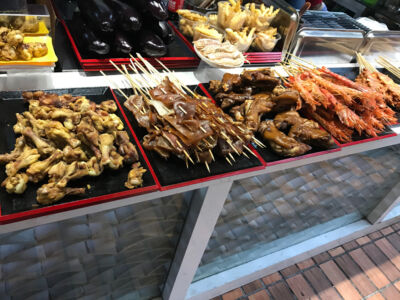 "Meat" things on a stick stuff on sticks