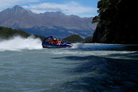 Dart River speed boat