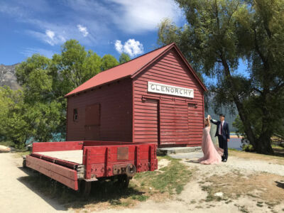 The Glenorchy storage depot. Glenorchy depot