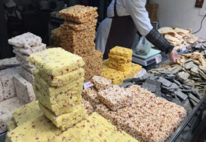 Crunchy rice and sesame and others crunchy snacks