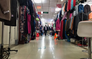 Asiles packed with shops