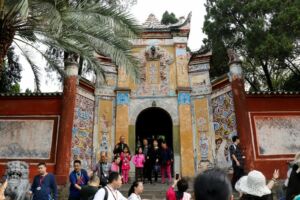 Baidi Temple gate at White Emperor City Baidi Temple gate