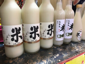 Rice wine is a thing here. Rice wine